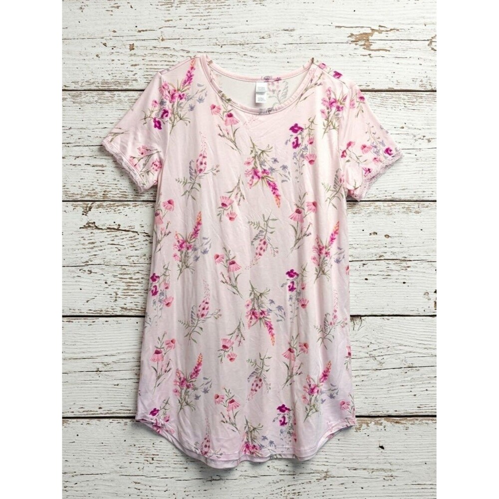 Flora By Flora Nikrooz Women's floral PJ Night Long Shirt Size Medium